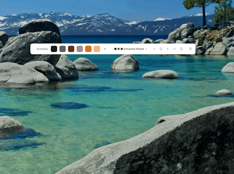 Generating a color scheme in BuddyBar