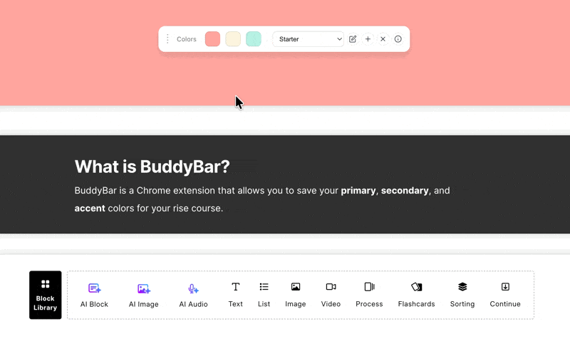 BuddyBar copy notification in action